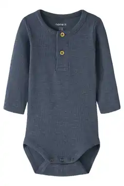Wehkamp NAME IT BABY romper donkerblauw aanbieding