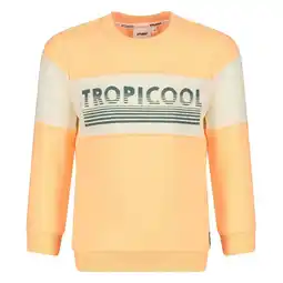 Wehkamp Sturdy sweater Lagoon Legends neon oranje aanbieding