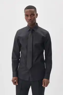 Wehkamp Matinique slim fit overhemd zwart aanbieding