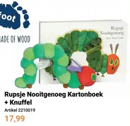 Lobbes Rupsje Nooitgenoeg Kartonboek + Knuffel aanbieding