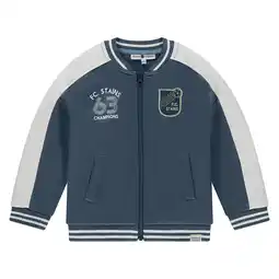 Wehkamp Stains&Stories sweatvest donkerblauw aanbieding