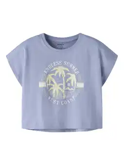 Wehkamp NAME IT KIDS T-shirt lila aanbieding