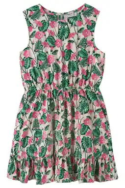 Wehkamp NAME IT KIDS midi jurk beige aanbieding