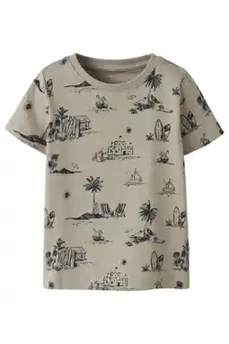 Wehkamp NAME IT MINI T-shirt zand aanbieding