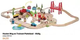 Lobbes Houten Weg en Treinset Platteland aanbieding