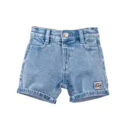 Wehkamp Z8 mini denim short Timo Light Blue Denim aanbieding