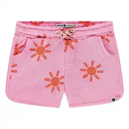 Wehkamp Stains&Stories casual short roze met textuur aanbieding