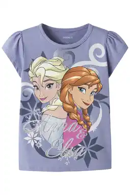 Wehkamp NAME IT MINI Disney Frozen T-shirt paars aanbieding