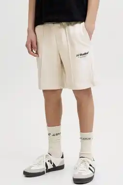 Wehkamp JACK & JONES JUNIOR sweatshort beige aanbieding