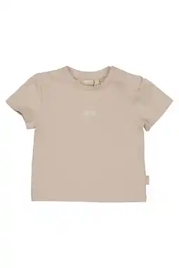 Wehkamp QPI Newborn T-shirt taupe aanbieding