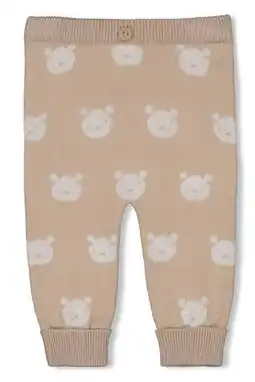 Wehkamp Feetje baby broek The Knits zand/wit aanbieding