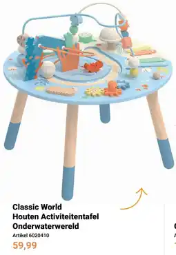 Lobbes Classic World Houten Activiteitentafel Onderwaterwereld aanbieding