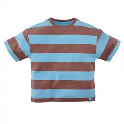 Wehkamp Z8 mini T-shirt Zeyd bruin/blauw aanbieding