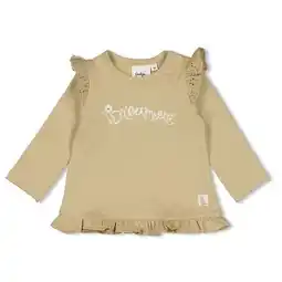 Wehkamp Feetje longsleeve Let Your Dreams Blossom groen aanbieding