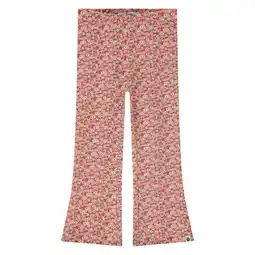 Wehkamp Stains&Stories flared gebloemde legging roze aanbieding