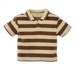 Wehkamp Z8 mini polo Louie lichtgeel/bruin aanbieding