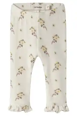 Wehkamp LIL' ATELIER BABY slim legging ecru aanbieding