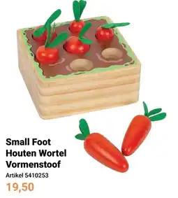 Lobbes Small Foot Houten Wortel Vormenstoof aanbieding