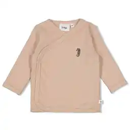 Wehkamp Feetje overslag longsleeve Sea Sweeties zand aanbieding