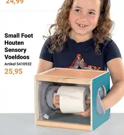 Lobbes Small Foot Houten Sensory Voeldooos aanbieding