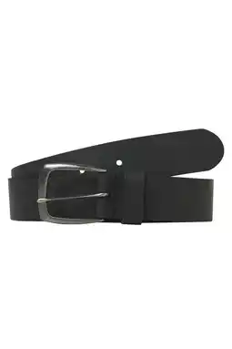 Wehkamp JACK & JONES leren riem JACMICHAEL zwart aanbieding