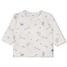 Wehkamp Feetje longsleeve Blue Ocean wit/blauw aanbieding