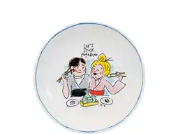 Wehkamp Blond Amsterdam serveerbordje Sushi (Ø18 cm) - Let's stick together aanbieding