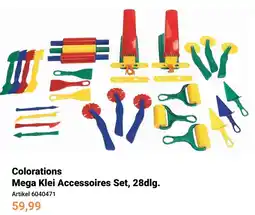 Lobbes Colorations Mega Klei Accessoires Set aanbieding
