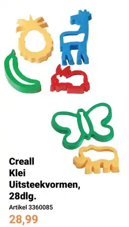 Lobbes Creall Klei Uitsteekvormen aanbieding