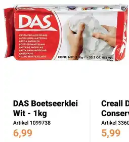 Lobbes DAS Boetseerklei Wit aanbieding