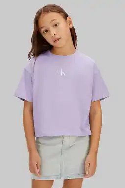 Wehkamp Calvin Klein T-shirt lila aanbieding