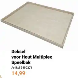 Lobbes Deksel voor Hout Multiplex Speelbak aanbieding