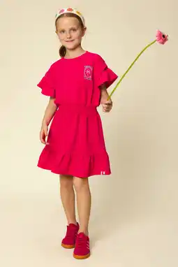 Wehkamp LOOXS little zomerjurk roze aanbieding