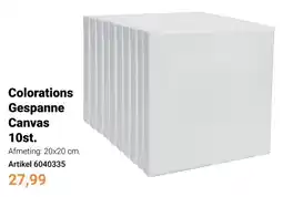 Lobbes Colorations Gespanne Canvas aanbieding