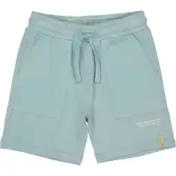 Wehkamp LEVV Little regularwaist sweatshort lichtblauw aanbieding