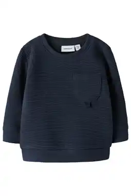 Wehkamp NAME IT BABY sweater donkerblauw aanbieding