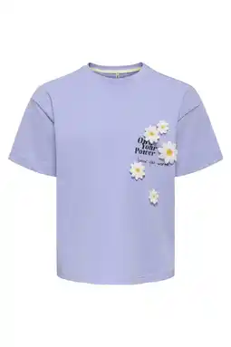 Wehkamp KIDS ONLY MINI T-shirt lila aanbieding