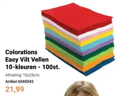 Lobbes Colorations Easy Vilt Vellen aanbieding