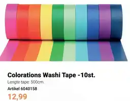 Lobbes Colorations Washi Tape aanbieding