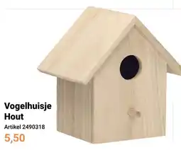 Lobbes Vogelhuisje Hout aanbieding