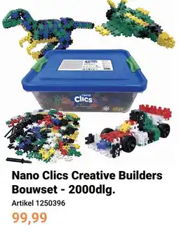Lobbes Nano Clics Creative Builders Bouwset aanbieding