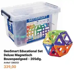 Lobbes Geosmart educational set deluxe magnetisch bouwspeelgoed aanbieding