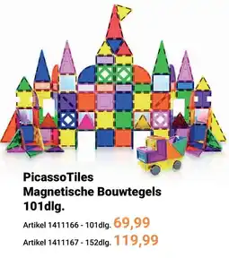 Lobbes PicassoTiles Magnetische Bouwtegels aanbieding