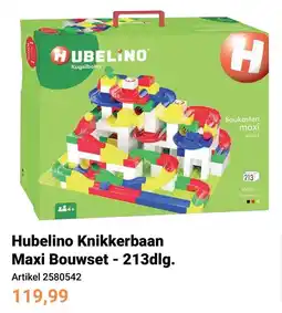 Lobbes Hubelino Knikkerbaan Maxi Bouwset aanbieding