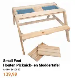 Lobbes Small Foot Houten Picknick- en Moddertafel aanbieding