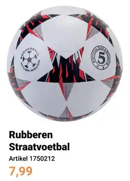 Lobbes Rubberen Straatvoetbal aanbieding