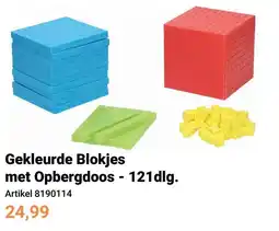 Lobbes Gekleurde Blokjes met Opbergdoos aanbieding