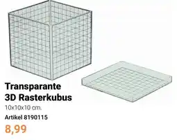 Lobbes Transparante 3D Rasterkubus aanbieding