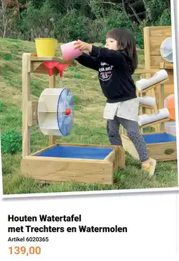 Lobbes Houten Watertafel met Trechters en Watermolen aanbieding
