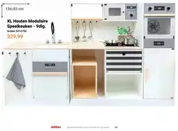 Lobbes XL Houten Modulaire Speelkeuken aanbieding